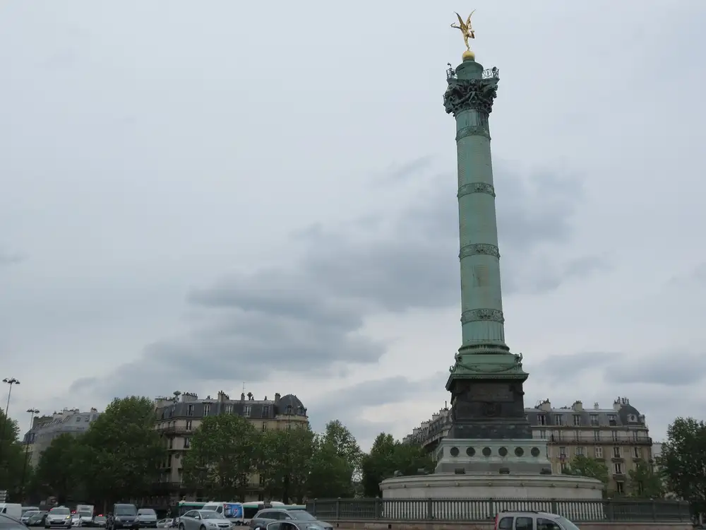 la place de la Bastille — Paris 11e, secteur d'intervention détection canine punaises de lit